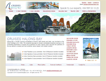 Tablet Screenshot of cruiseshalongbay.com